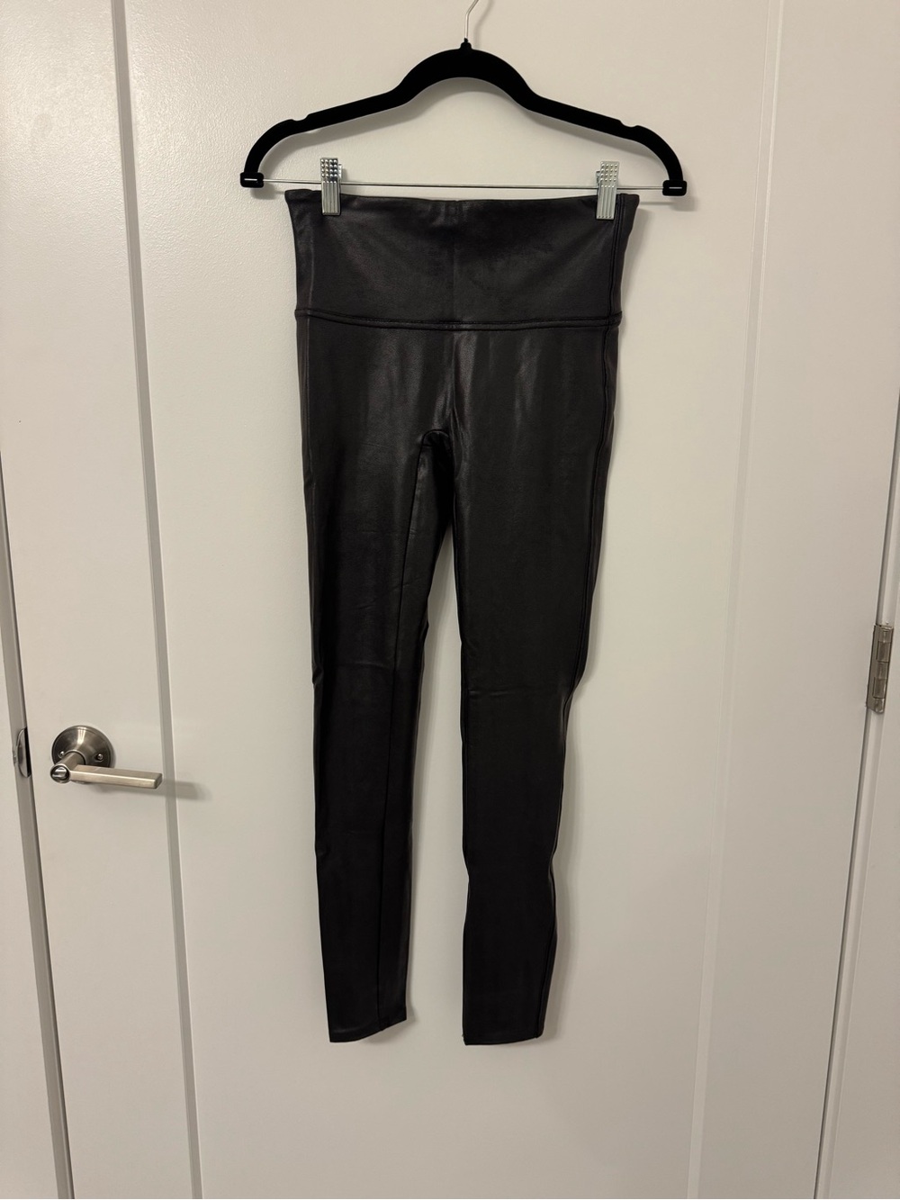 Spanx High-Waist Faux Leather Leggings